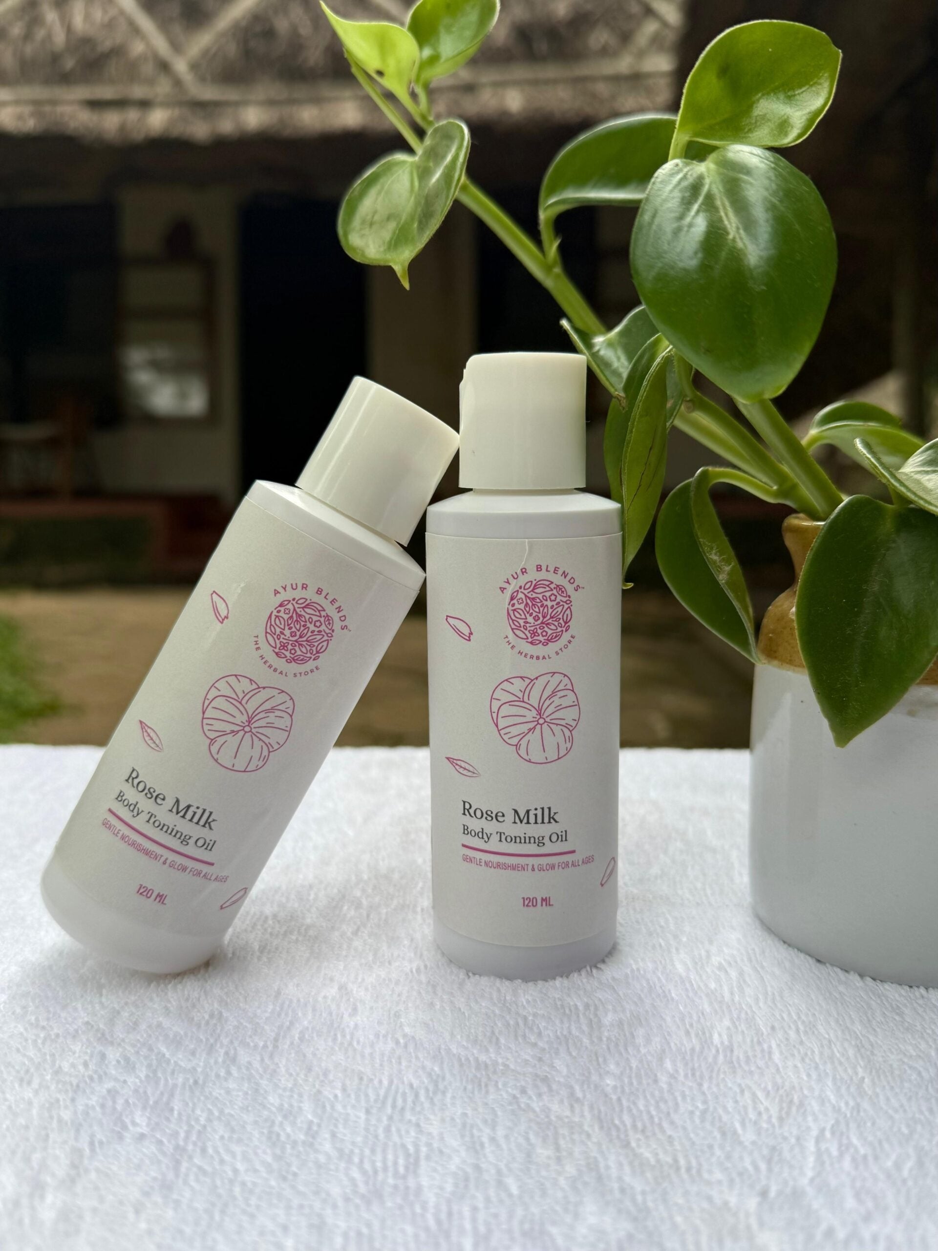 Rose Milk Body Toning Oil